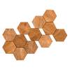 Honeycomb Magnet Brown Small von Wood You Buy