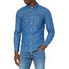 Jeanshemd mit Ziernähten von Wrangler