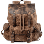 WUDON Lederrucksack für Herren