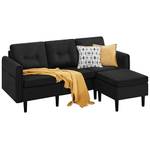 Yaheetech Ecksofa mit Ottomane