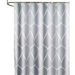 YISHU Duschvorhang Grau