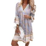 Yutila Damen Bohemian Strandkleid