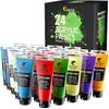 Set mit 24 Acrylfarben von Zenacolor