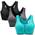 Damen Zip Sport BH von Zoerea