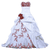 Zorayi Damen Elegante Kapelle Zug Prinzessin Ballkleid